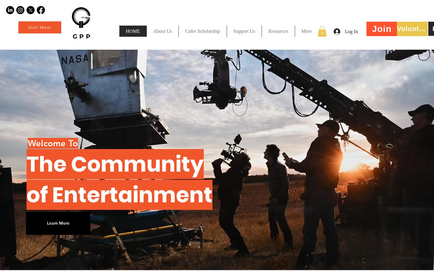 Georgia Production Partnership website preview